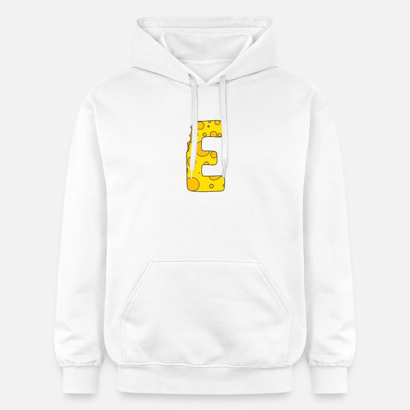 Buchstabe E - Gildan Unisex Softstyle® Midweight Hoodie - Weiß