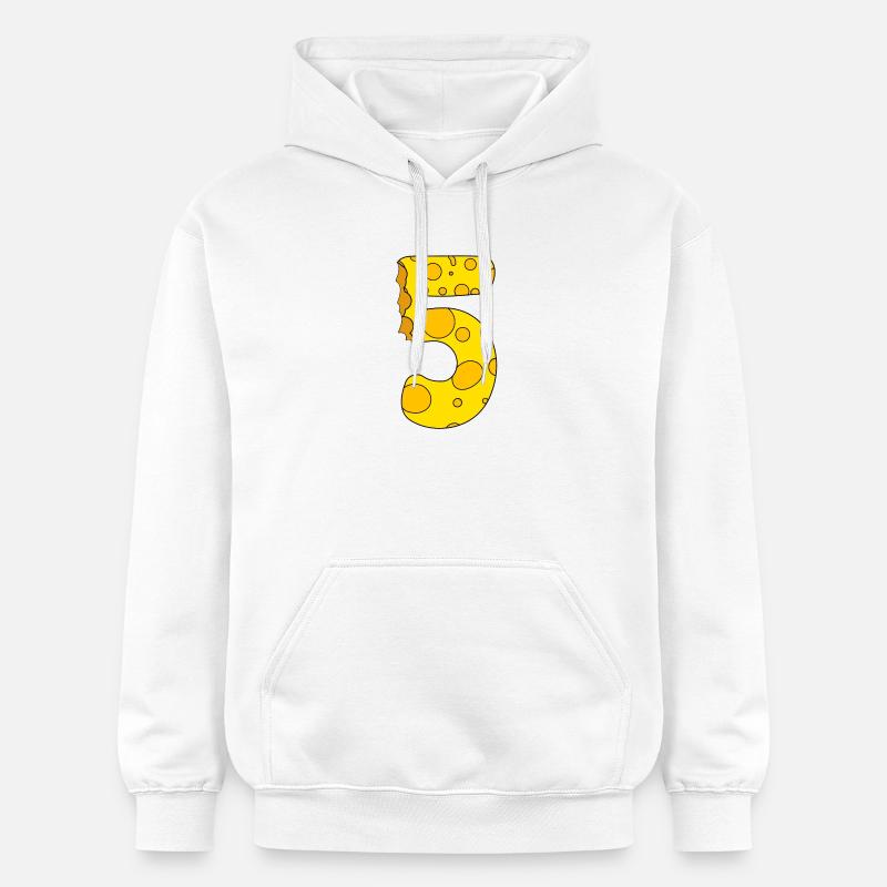 Fromage numéro 5 - Sweat à capuche Softstyle® Gildan Unisexe - blanc