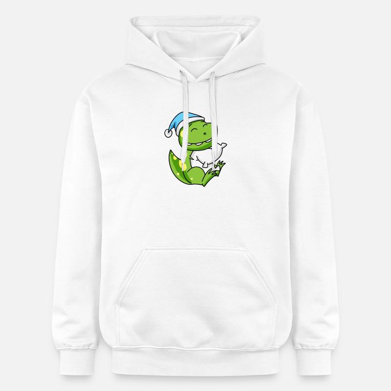 Bébé dinosaure - Sweat à capuche Softstyle® Gildan Unisexe - blanc