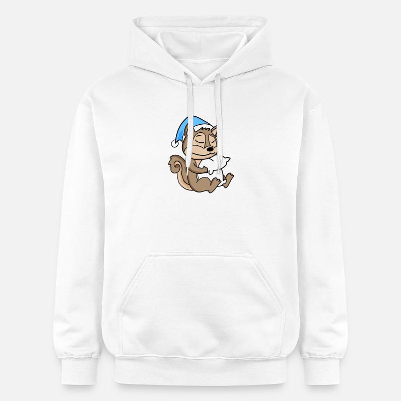 Bébé écureuil - Sweat à capuche Softstyle® Gildan Unisexe - blanc
