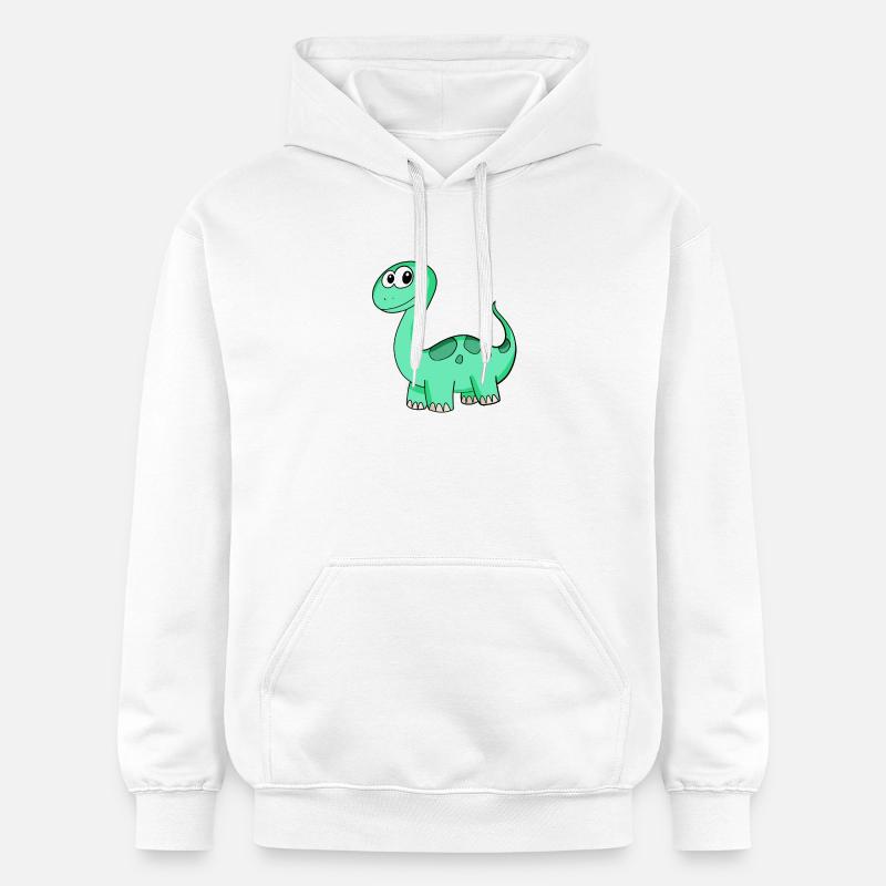 Motif de dinosaure - Sweat à capuche Softstyle® Gildan Unisexe - blanc