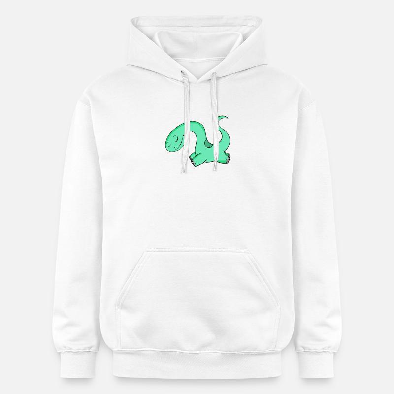 Motif de dinosaure - Sweat à capuche Softstyle® Gildan Unisexe - blanc