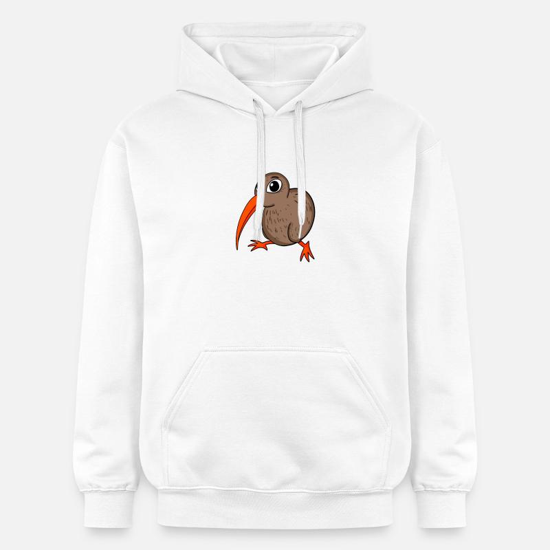 Kiwi Kiwis Oiseau Cadeau - Sweat à capuche Softstyle® Gildan Unisexe - blanc