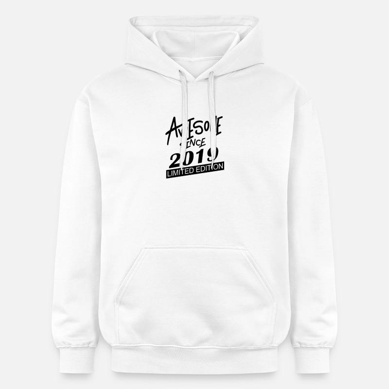 2019 - Millésime 2019 - Sweat à capuche Softstyle® Gildan Unisexe - blanc