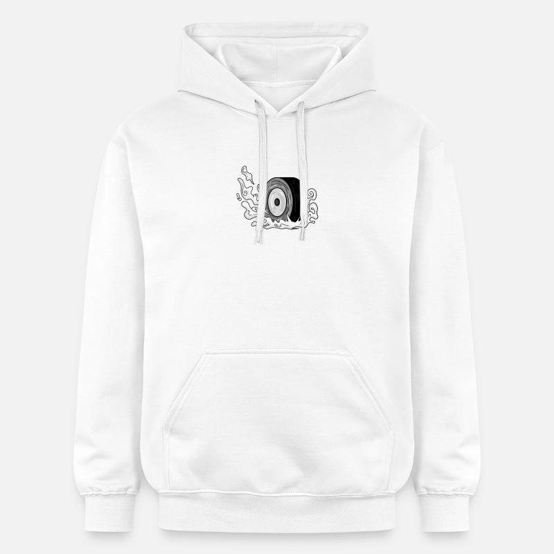 Pneus à la dérive - Sweat à capuche Softstyle® Gildan Unisexe - blanc