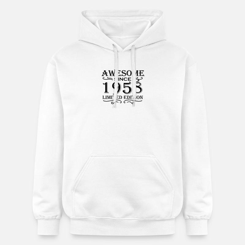 1958 - Né en 1958 - Sweat à capuche Softstyle® Gildan Unisexe - blanc