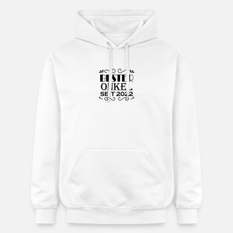 Bester Onkel seit 2022 - Gildan Unisex Softstyle® Midweight Hoodie - Weiß