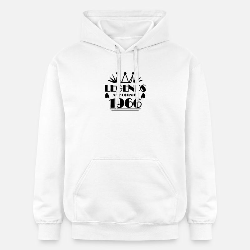 1966 - Né en 1966 - Sweat à capuche Softstyle® Gildan Unisexe - blanc