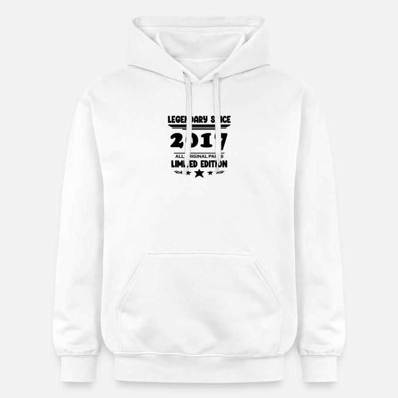 2017 - Année 2017 - Année 2017 - Sweat à capuche Softstyle® Gildan Unisexe - blanc