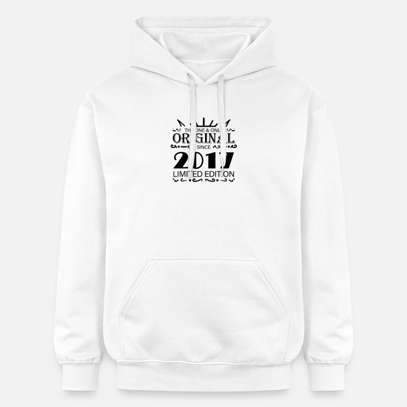2017 - Année 2017 - Année 2017 - Sweat à capuche Softstyle® Gildan Unisexe - blanc