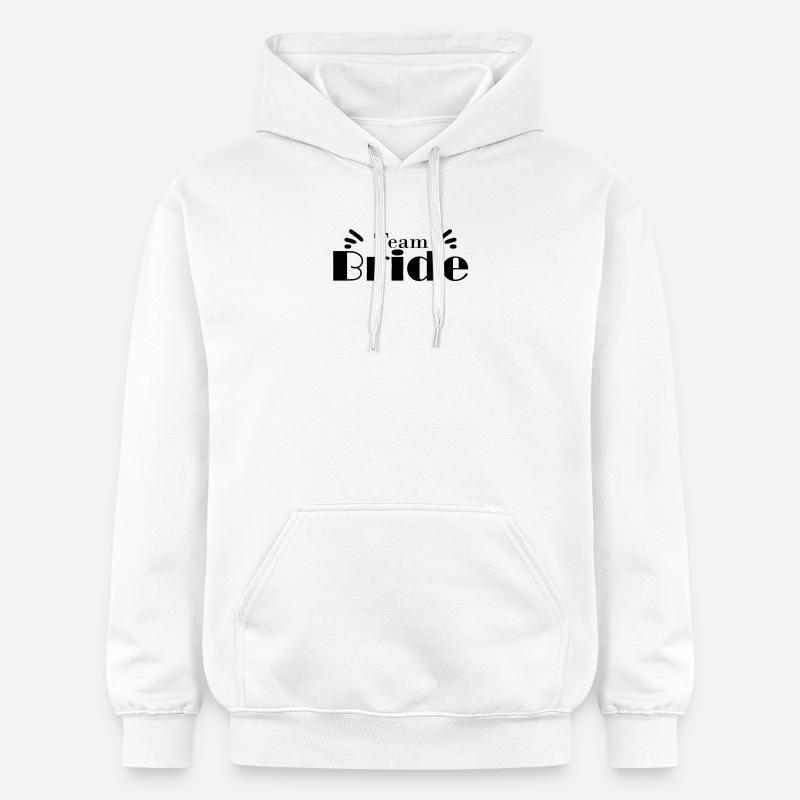 Célébration de mariage nuptiale par équipe - Sweat à capuche Softstyle® Gildan Unisexe - blanc