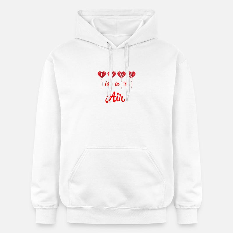 Saint-Valentin, Saint-Valentin, Saint-Valentin - Sweat à capuche Softstyle® Gildan Unisexe - blanc