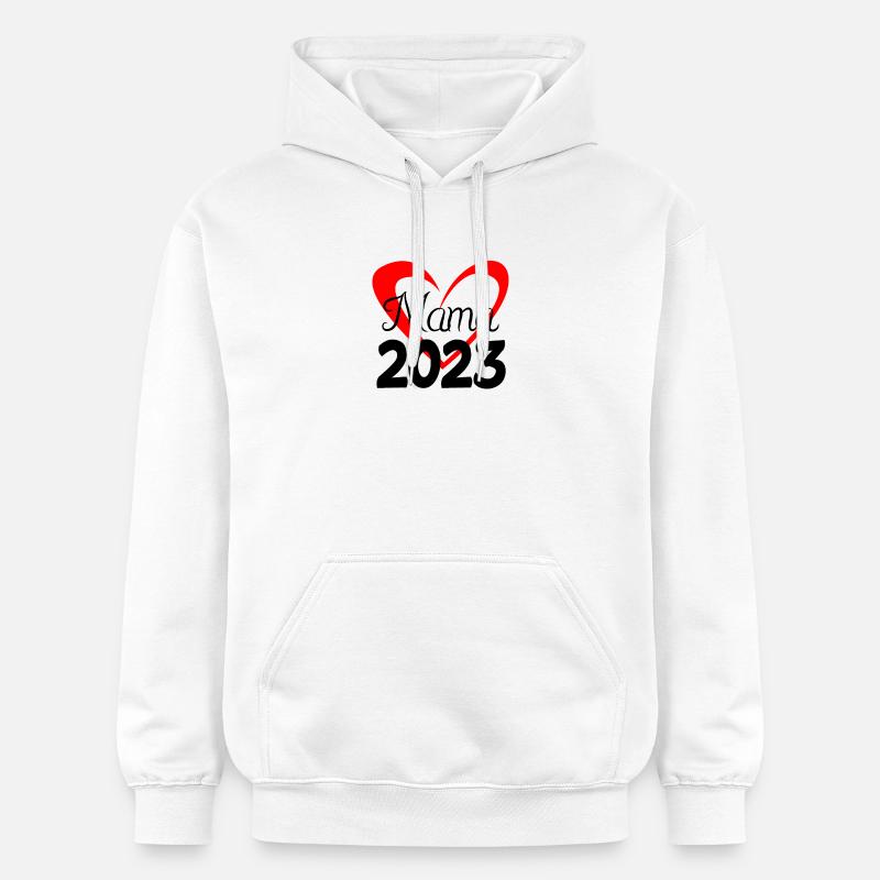 Maman 2023 - Sweat à capuche Softstyle® Gildan Unisexe - blanc