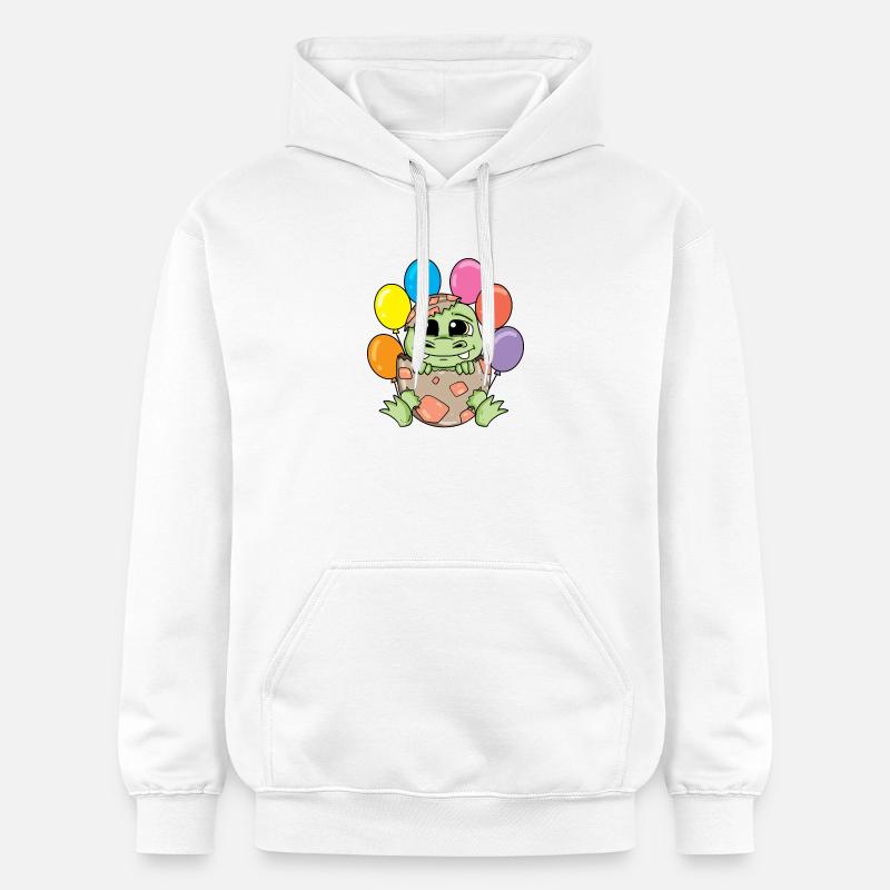 Dino - Sweat à capuche Softstyle® Gildan Unisexe - blanc