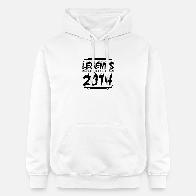 2014 - Année 2014 - Année 2014 - Sweat à capuche Softstyle® Gildan Unisexe - blanc