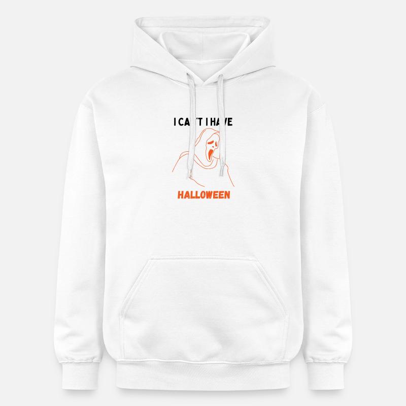 I Can't I Have Halloween - Sweat à capuche Softstyle® Gildan Unisexe - blanc