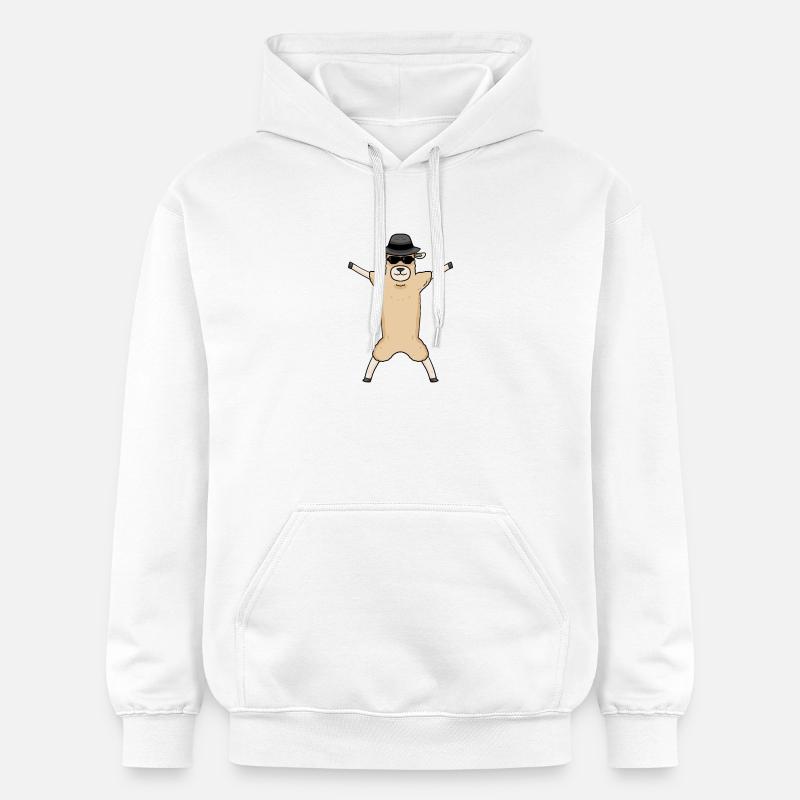 Cool Hug Alpaga - Sweat à capuche Softstyle® Gildan Unisexe - blanc