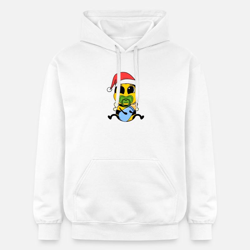 Abeille bébé Noël - Sweat à capuche Softstyle® Gildan Unisexe - blanc