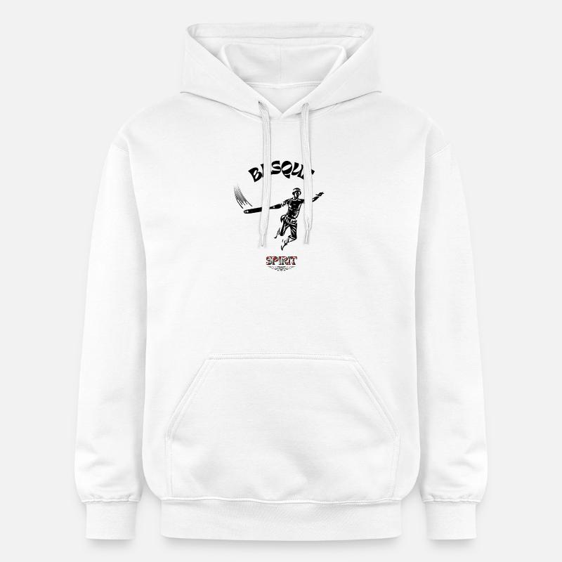 Pelote basque dans le sang - Sweat à capuche Softstyle® Gildan Unisexe - blanc
