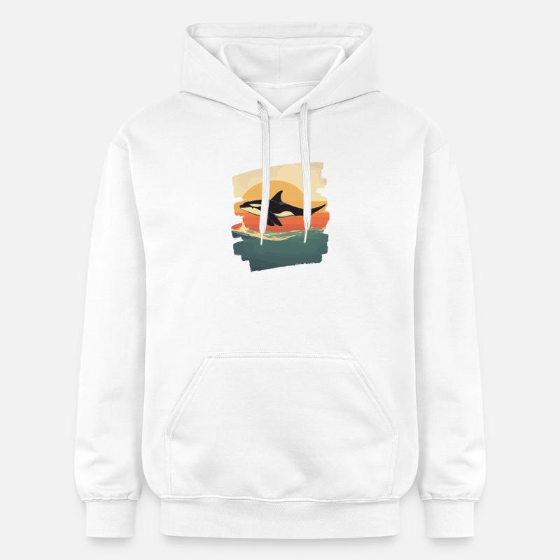 Orque - Sweat à capuche Softstyle® Gildan Unisexe - blanc