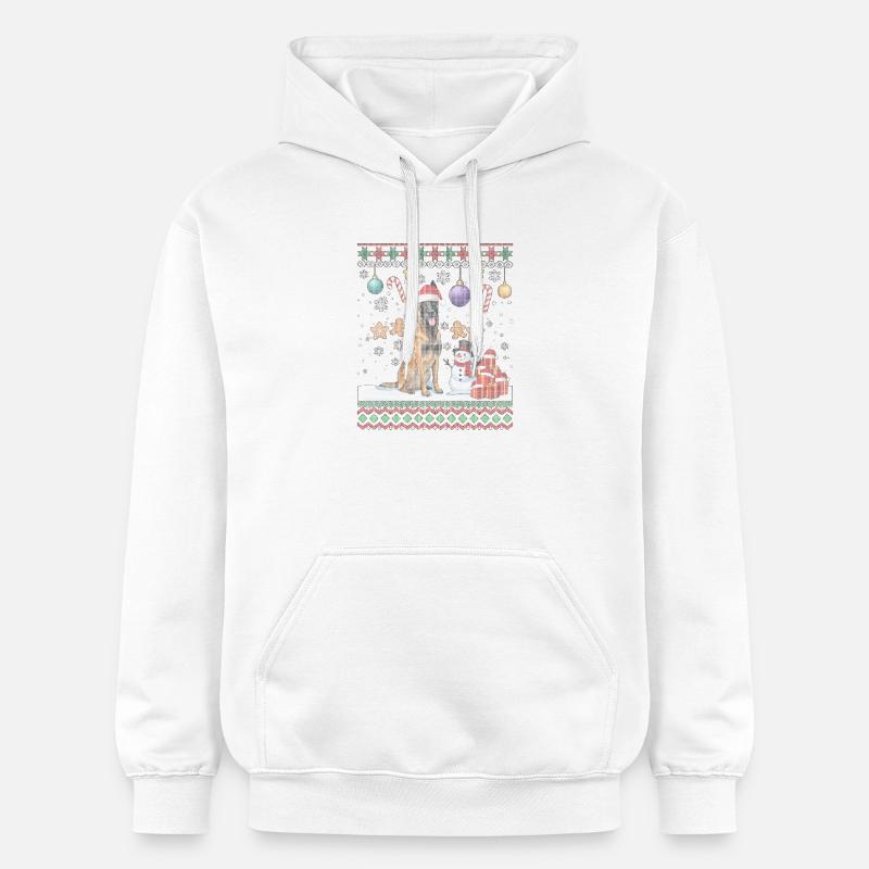 Père Noël laid Noël Chats mignons - Sweat à capuche Softstyle® Gildan Unisexe - blanc