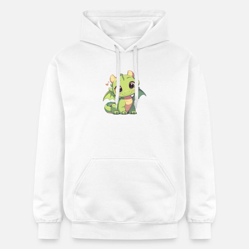 Dragon Dragon - Sweat à capuche Softstyle® Gildan Unisexe - blanc