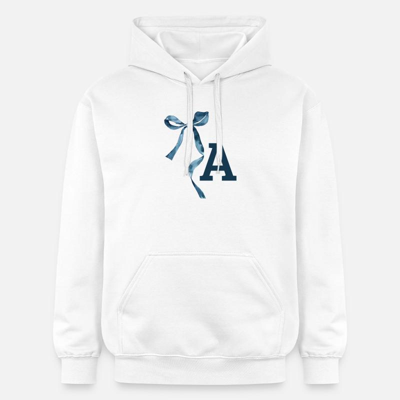 Monogramme a idée cadeau  - Sweat à capuche Softstyle® Gildan Unisexe - blanc