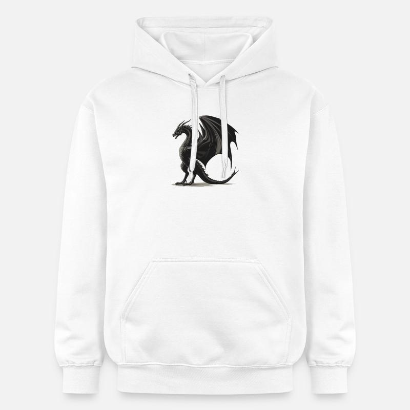 Dragon Dragon - Sweat à capuche Softstyle® Gildan Unisexe - blanc