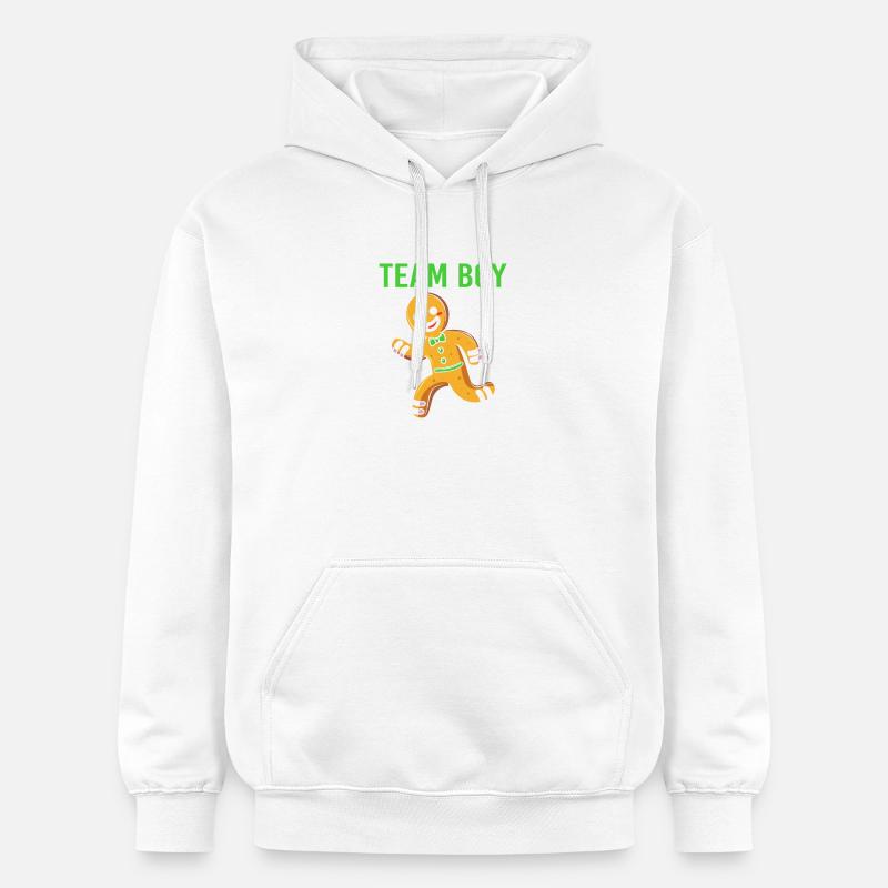 Équipe Garçon Noël - Sweat à capuche Softstyle® Gildan Unisexe - blanc
