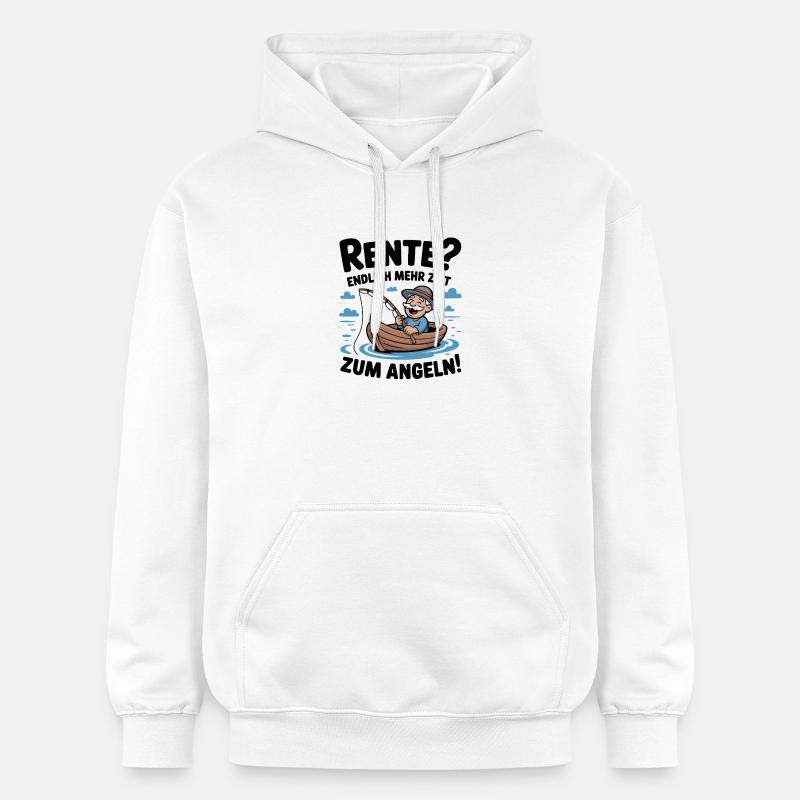 Cadeau de pêcheur Idée cadeau parfaite - Sweat à capuche Softstyle® Gildan Unisexe - blanc