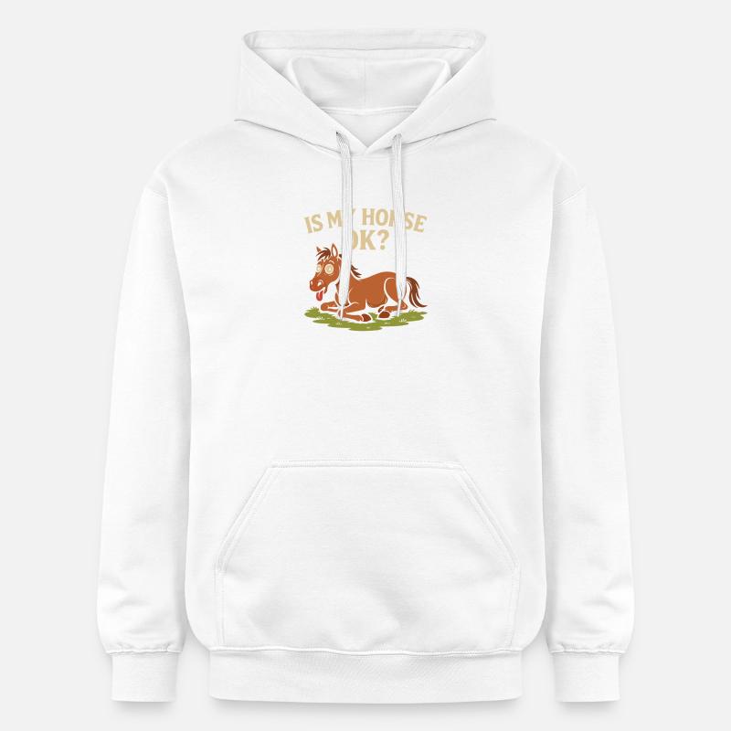 Mon skateboard est-il en bon état ? - Sweat à capuche Softstyle® Gildan Unisexe - blanc