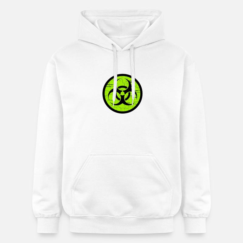 underground Biohazard - Sweat à capuche Softstyle® Gildan Unisexe - blanc