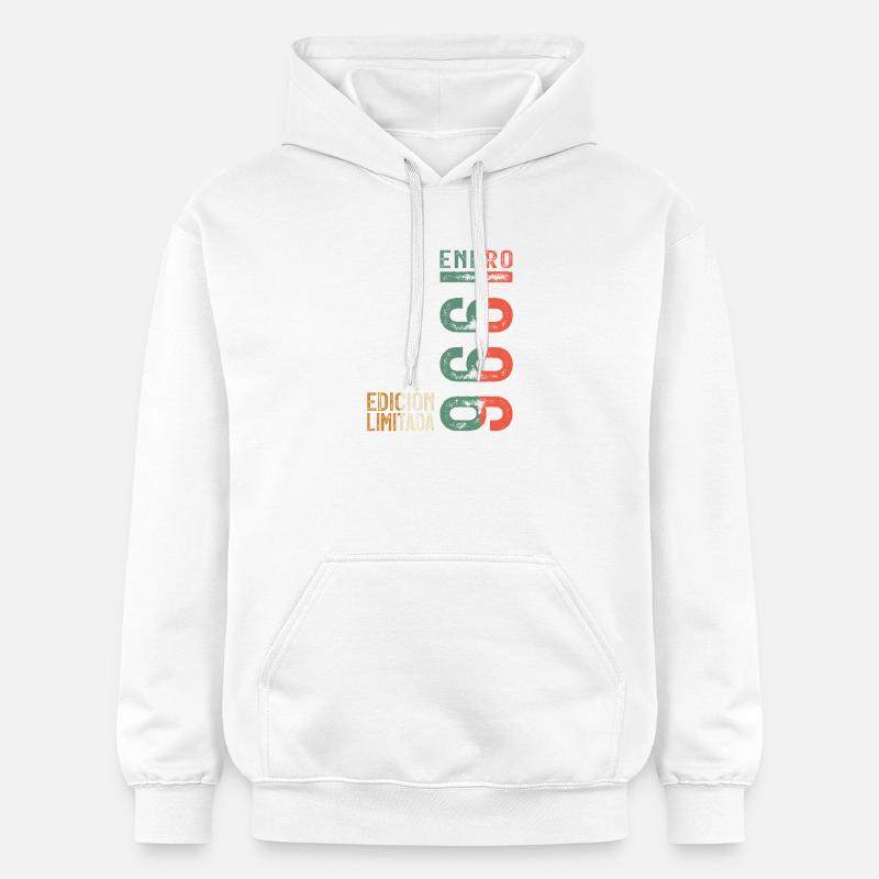 Millésime Janvier 1996 Cadeau d’Anniversaire - Sweat à capuche Softstyle® Gildan Unisexe - blanc
