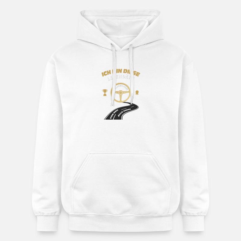 Je suis ce cavalier légendaire - Sweat à capuche Softstyle® Gildan Unisexe - blanc