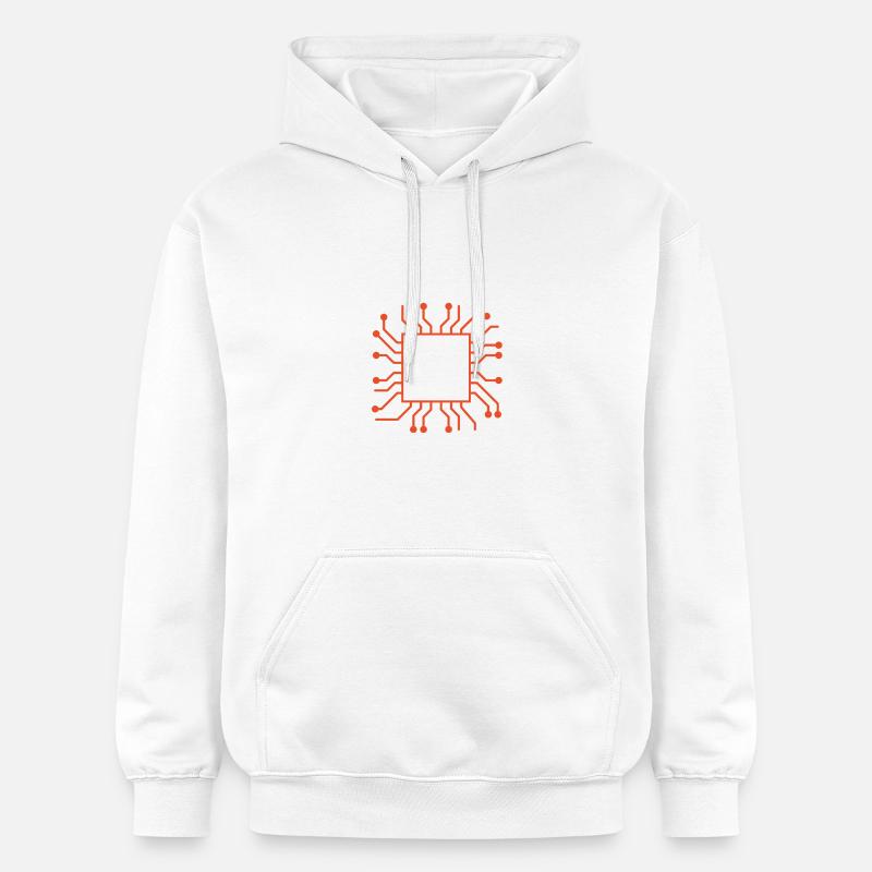 Multitasking Mode – CPU Overload Detected - Sweat à capuche Softstyle® Gildan Unisexe - blanc