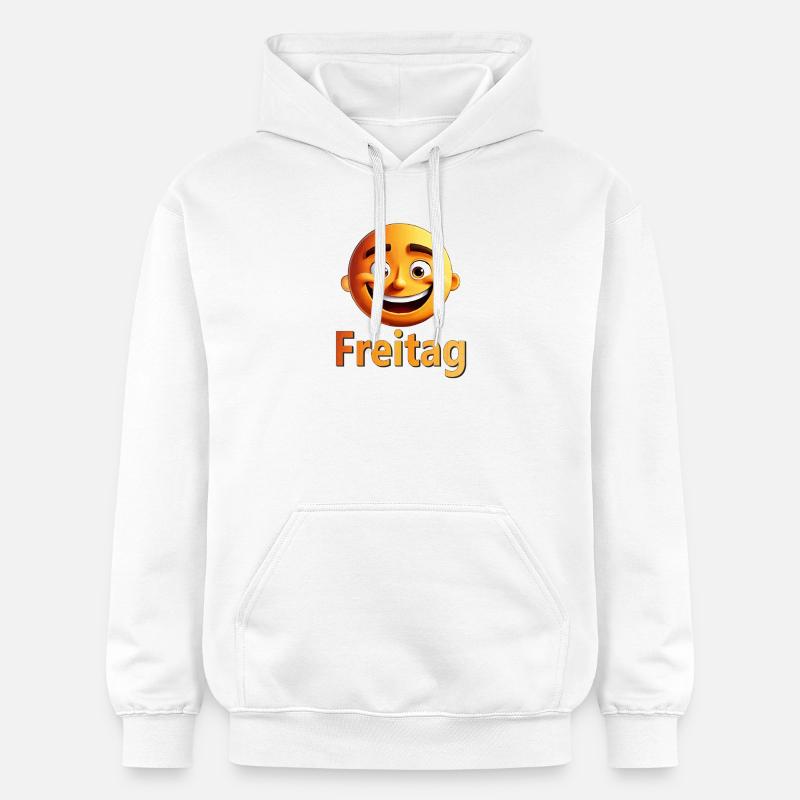 Vendredi - Sweat à capuche Softstyle® Gildan Unisexe - blanc