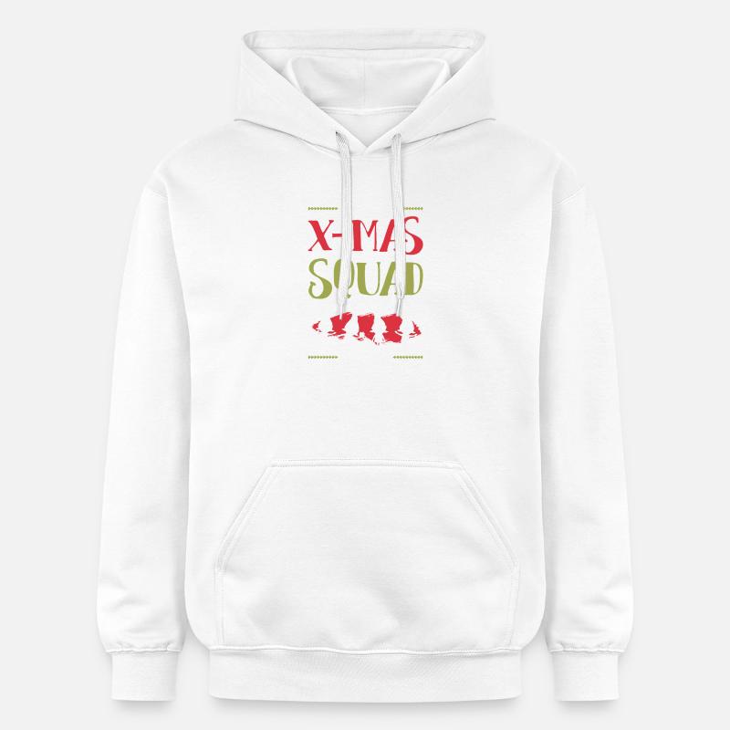 Escouade de Noël - Sweat à capuche Softstyle® Gildan Unisexe - blanc