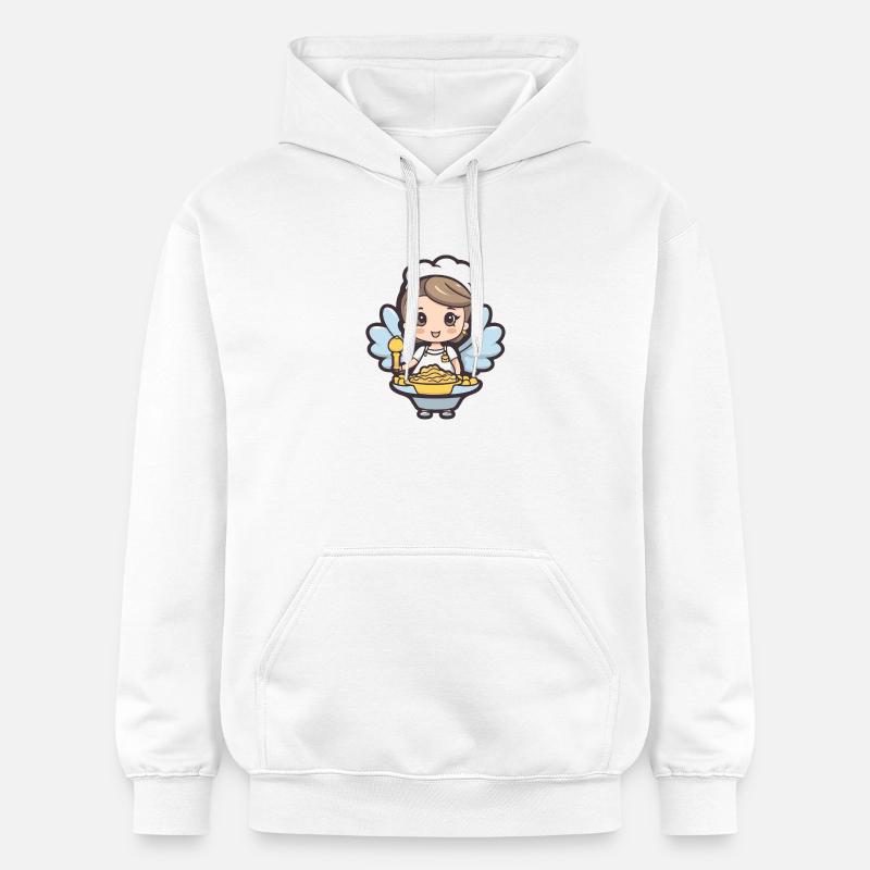Pâtisserie Fée Cuisson Cuisson - Sweat à capuche Softstyle® Gildan Unisexe - blanc