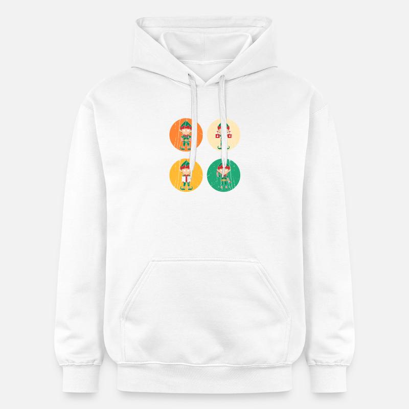 Noël Elfe de Noël Noël - Sweat à capuche Softstyle® Gildan Unisexe - blanc