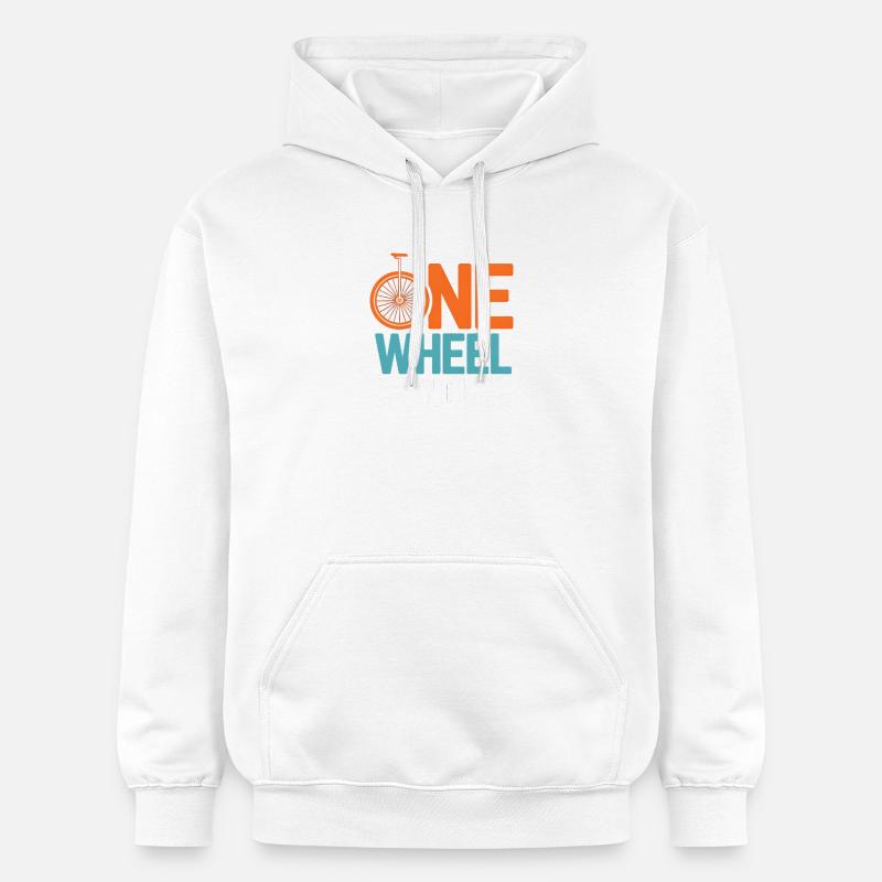 Monocycle - Sweat à capuche Softstyle® Gildan Unisexe - blanc