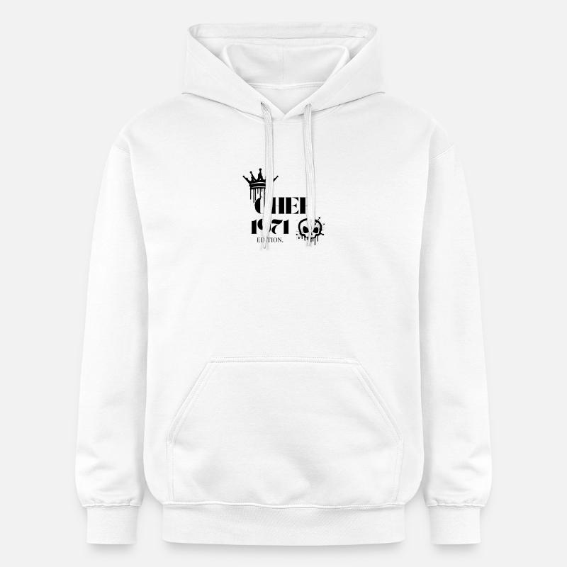 Édition Chef 1971 54e anniversaire Diction - Sweat à capuche Softstyle® Gildan Unisexe - blanc