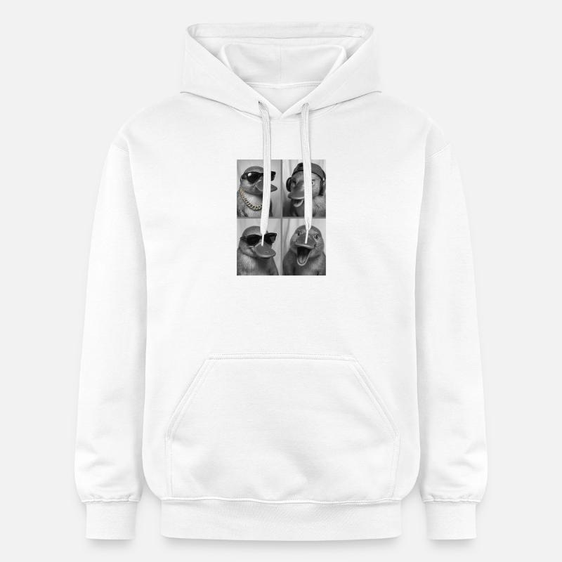 Ornithorynque - Sweat à capuche Softstyle® Gildan Unisexe - blanc