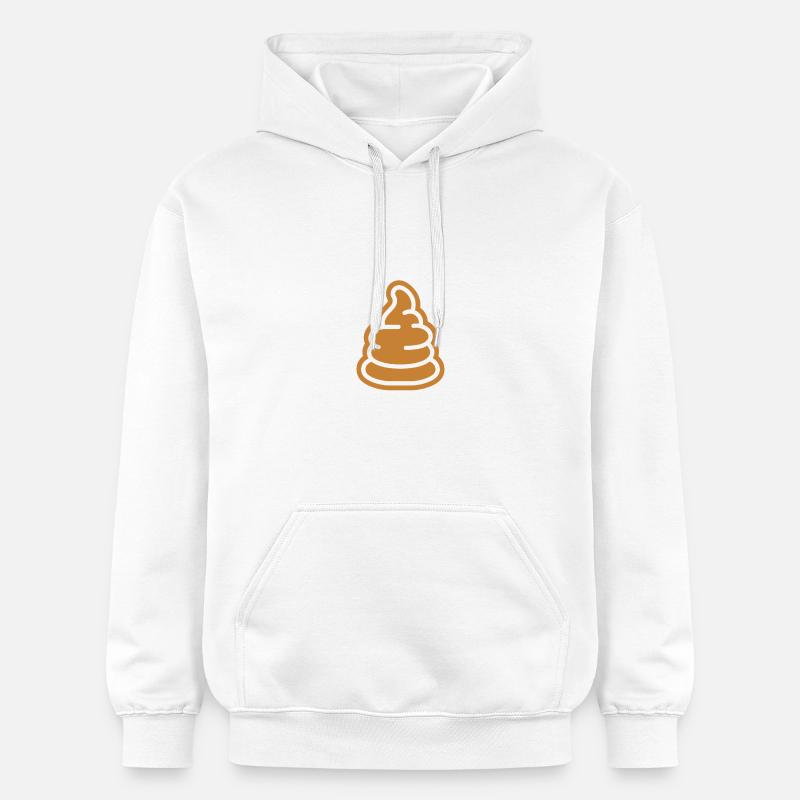 caca - Sweat à capuche Softstyle® Gildan Unisexe - blanc