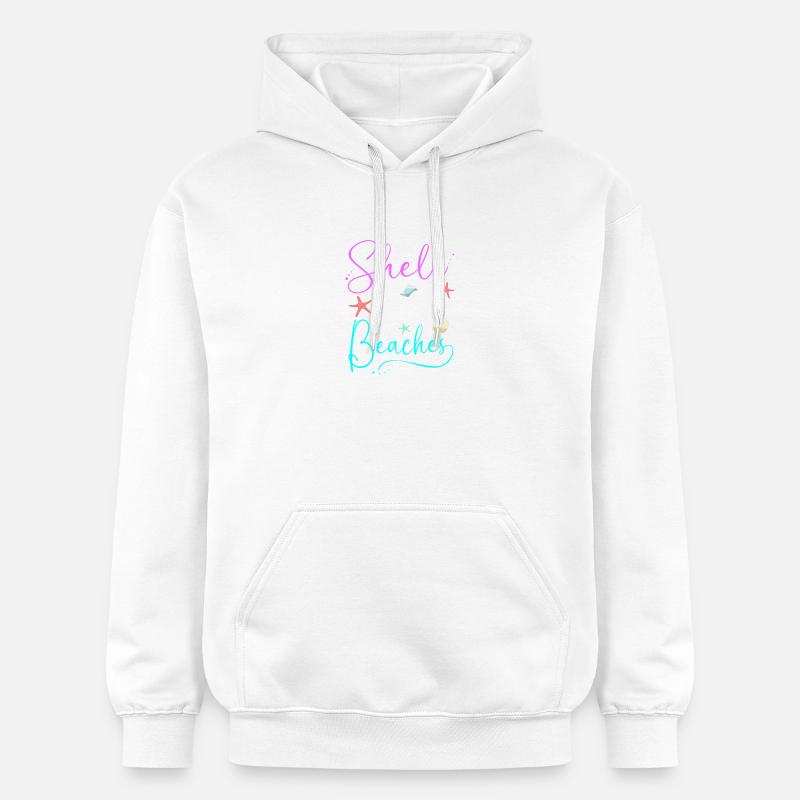 Coque collectrice d’obus - Sweat à capuche Softstyle® Gildan Unisexe - blanc