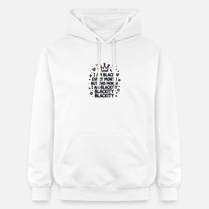 Déclaration d’Autonomisation de la Noirceur Noirceur - Sweat à capuche Softstyle® Gildan Unisexe - blanc