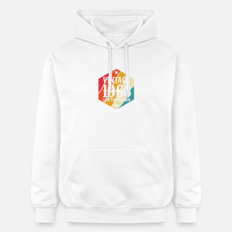 Édition limitée cadeau d’anniversaire 1966 - Sweat à capuche Softstyle® Gildan Unisexe - blanc