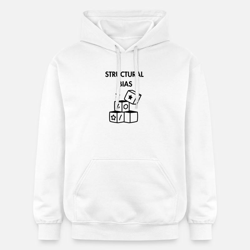 Polarisation structurelle - Sweat à capuche Softstyle® Gildan Unisexe - blanc