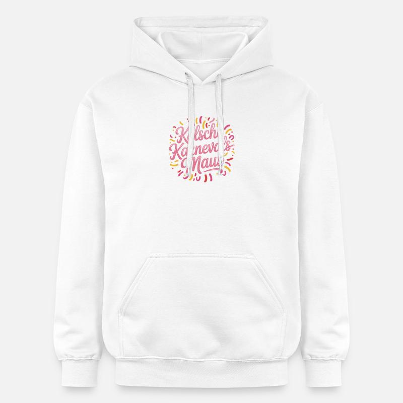 Kölsche Karnevalsmaus Karneval Köln Kölner Maus - Gildan Unisex Softstyle® Midweight Hoodie - Weiß