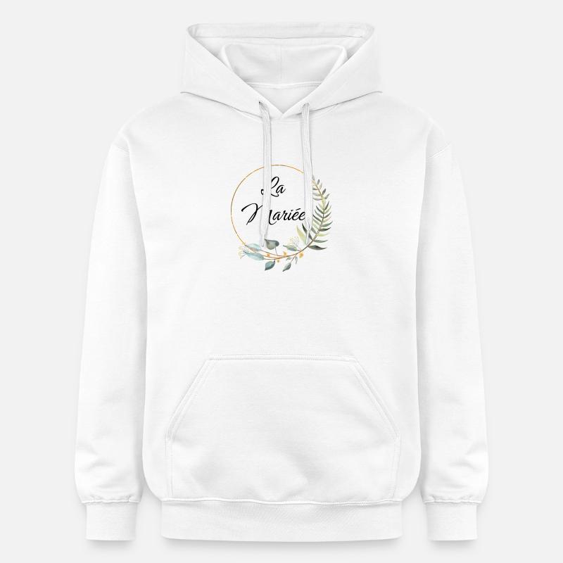 La Future Mariée EVJF Florale - Sweat à capuche Softstyle® Gildan Unisexe - blanc