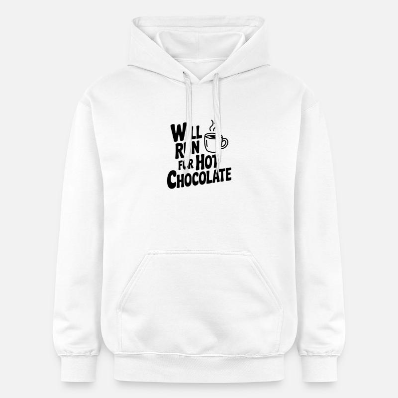 Will Will Hot Chocolate holen - Gildan Unisex Softstyle® Midweight Hoodie - Weiß